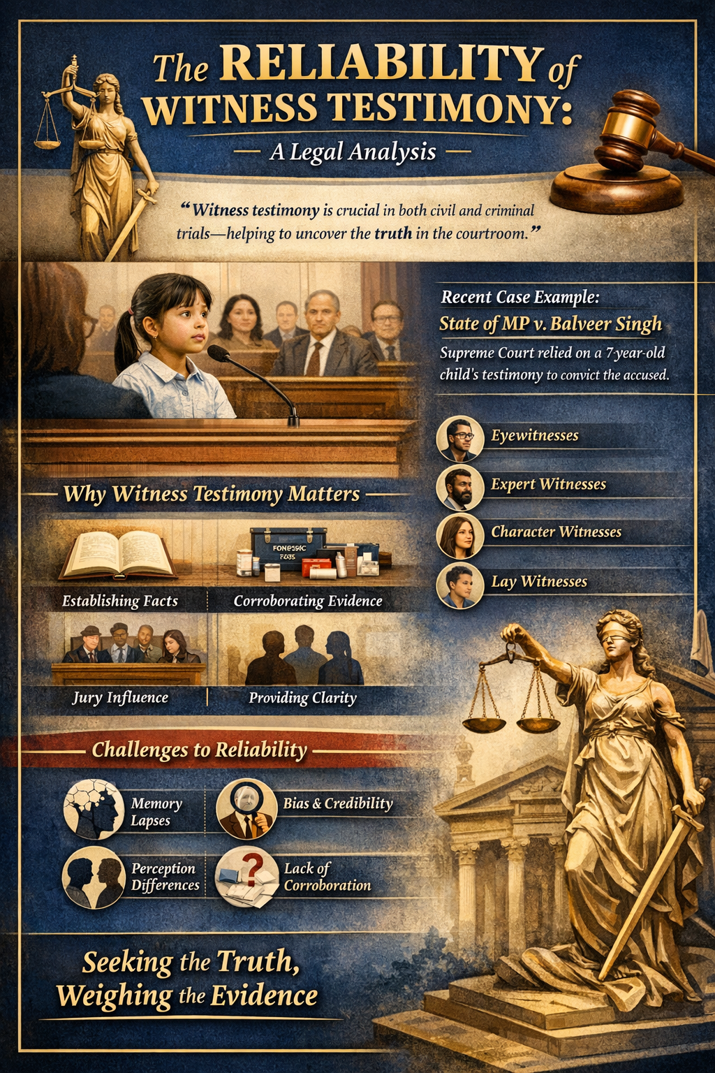 The Reliability of Witness Testimony: A Detailed Legal Analysis