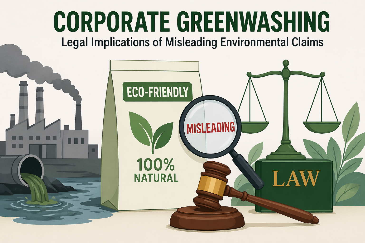 Corporate Greenwashing: Legal Implications of Misleading Environmental Claims