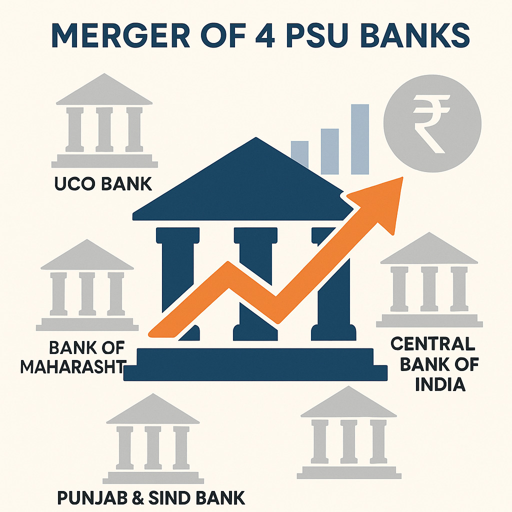 Merger-of-Four-PSU-Banks-A-Step-Towards-Further-Consolidation