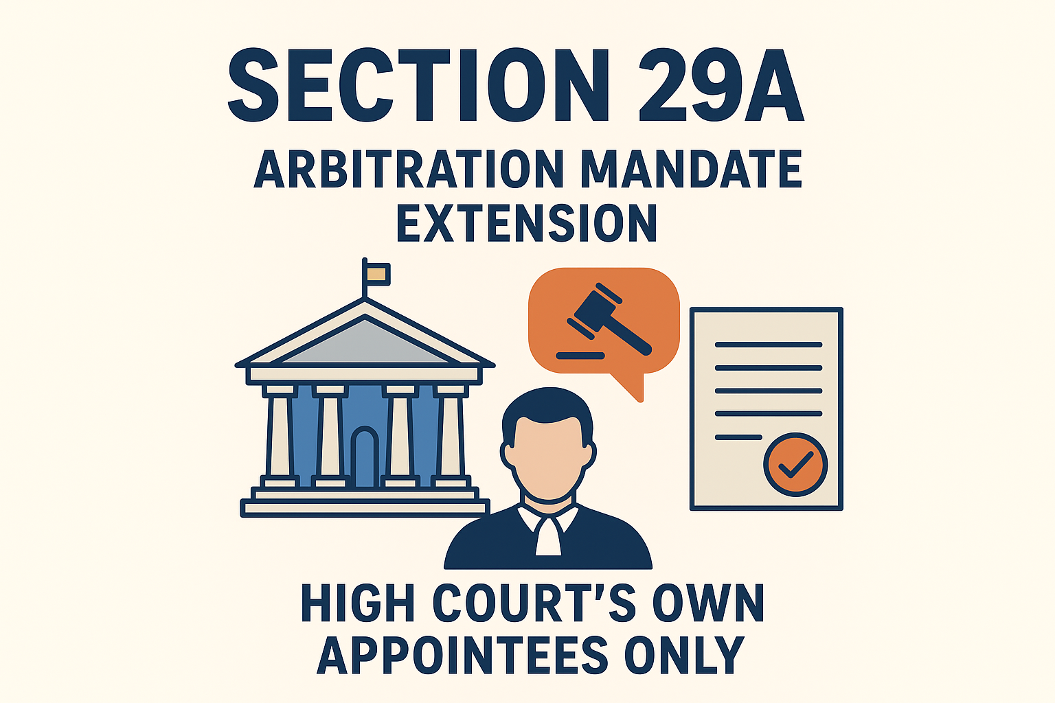 Section 29A Arbitration Mandate Extension: High Court’s Jurisdiction Limited to Its Own Appointees