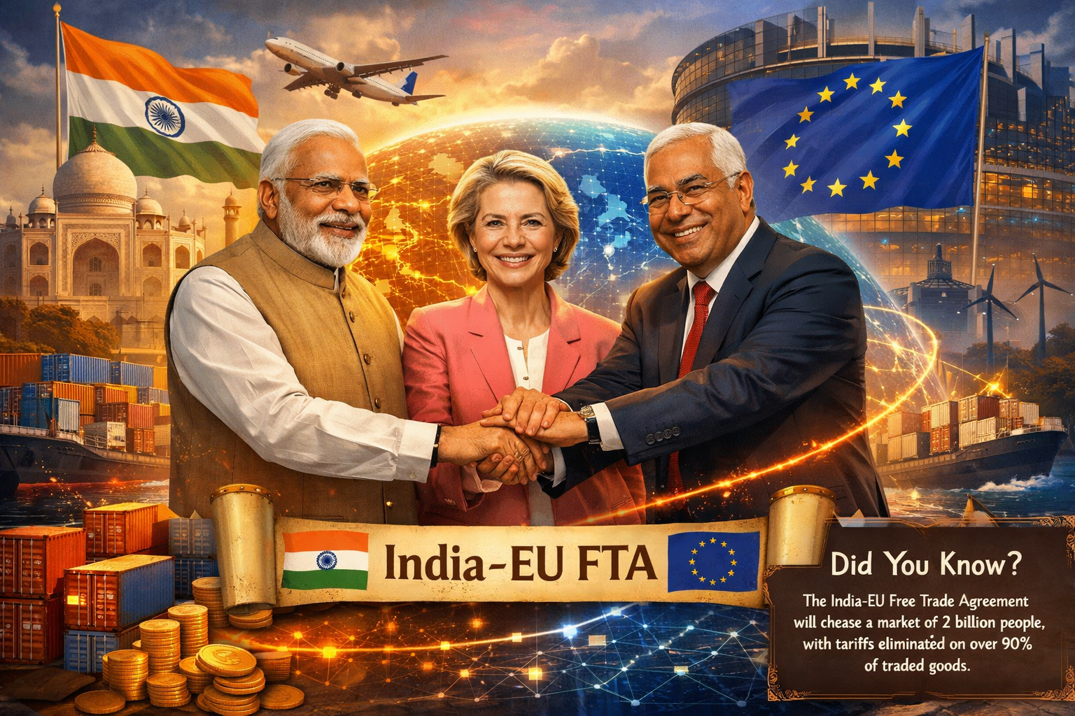 India–EU Free Trade Agreement: The ‘Mother of All Deals’ and a New Blueprint for Global Economic Cooperation