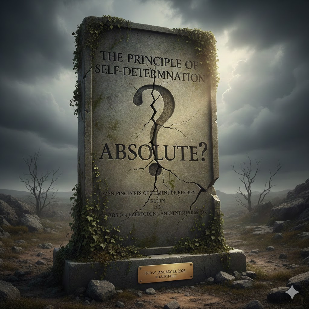 Is The Principle Of Self-determination Absolute?